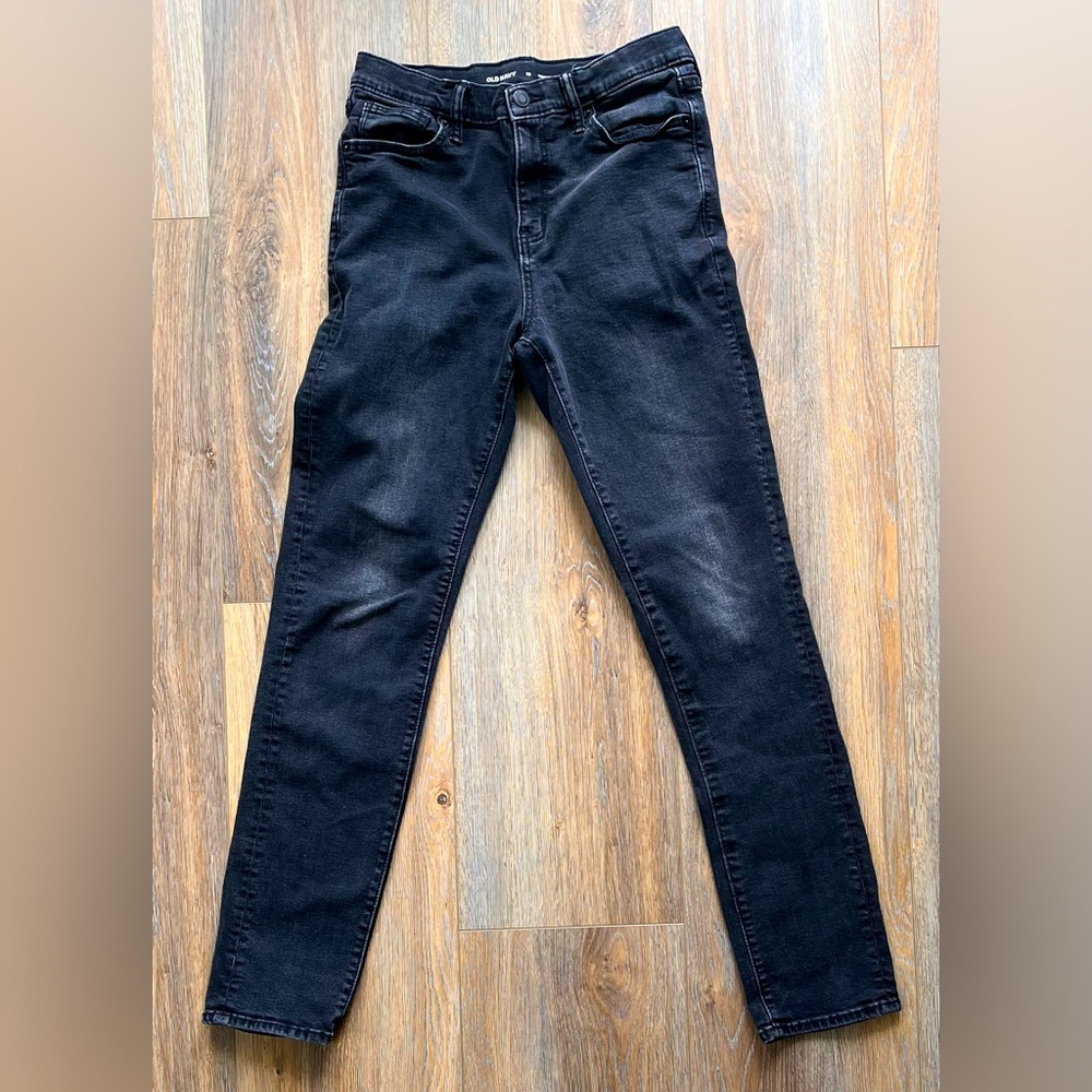Old Navy original taper black boys size 16 jeans 29” inseam